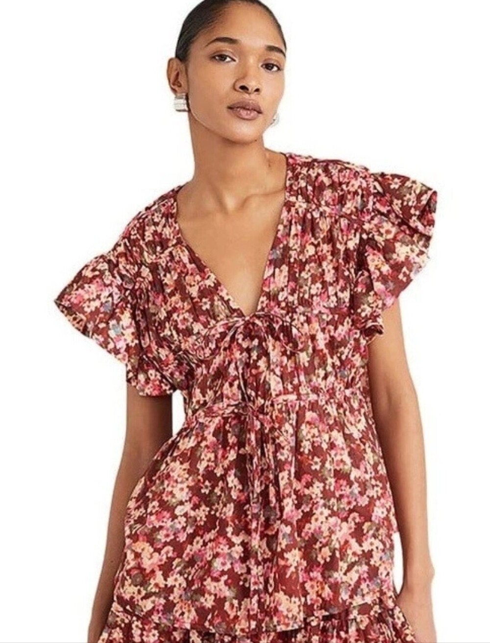 Merlette Mesa Medium Ditsy Floral Blouse Cottagecore Boho Chic